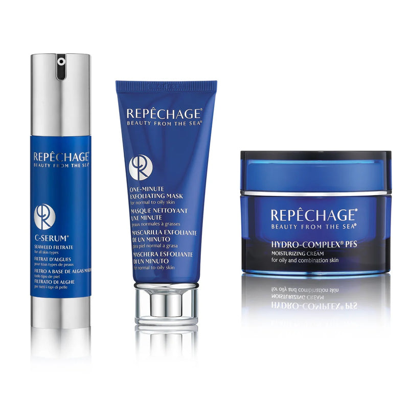 FREE One Minute Exfoliating Mask with purchase of C-Serum & Hydro Complex PFS for Oily Skin